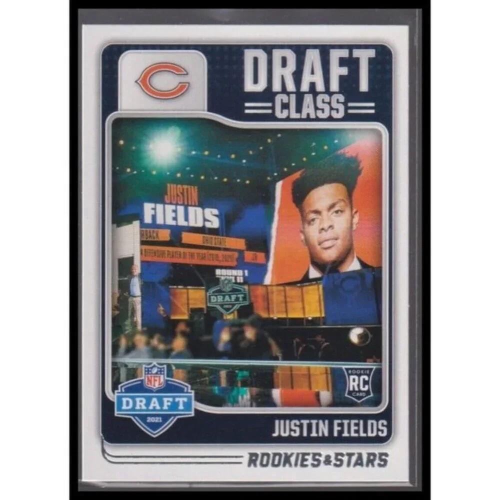 2021 Panini Rookies & Stars #DC-9 Justin Fields Draft Class Steelers